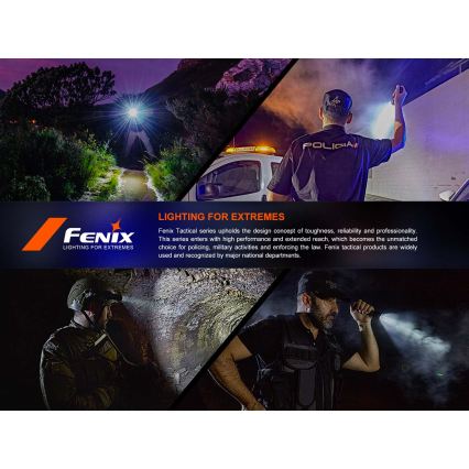 Fenix TK17BLK - stmievateľná nabíjateľná LED baterka LED/USB 6000 mAh IP68 3600 lm 60 h čierna