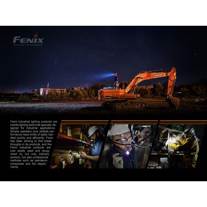 Fenix WT16R - LED Nabíjacia baterka 2xLED/USB IP66 300 lm 30 h