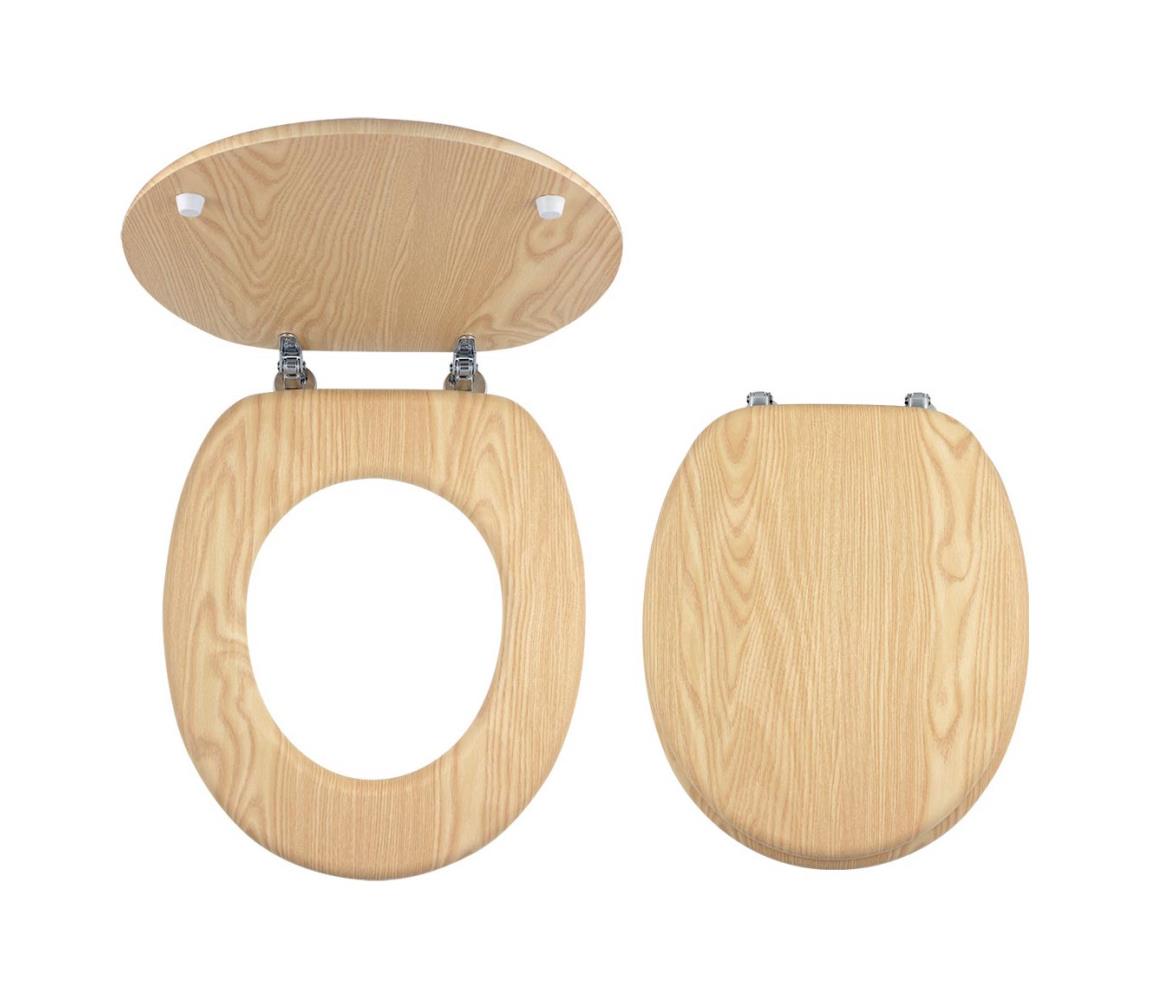 FERRO - WC sedadlo MDF/dekor jaseň WC/JASAN
