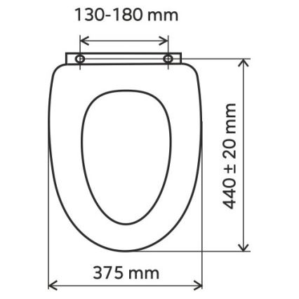 FERRO - WC sedadlo SoftClose MDF/biele
