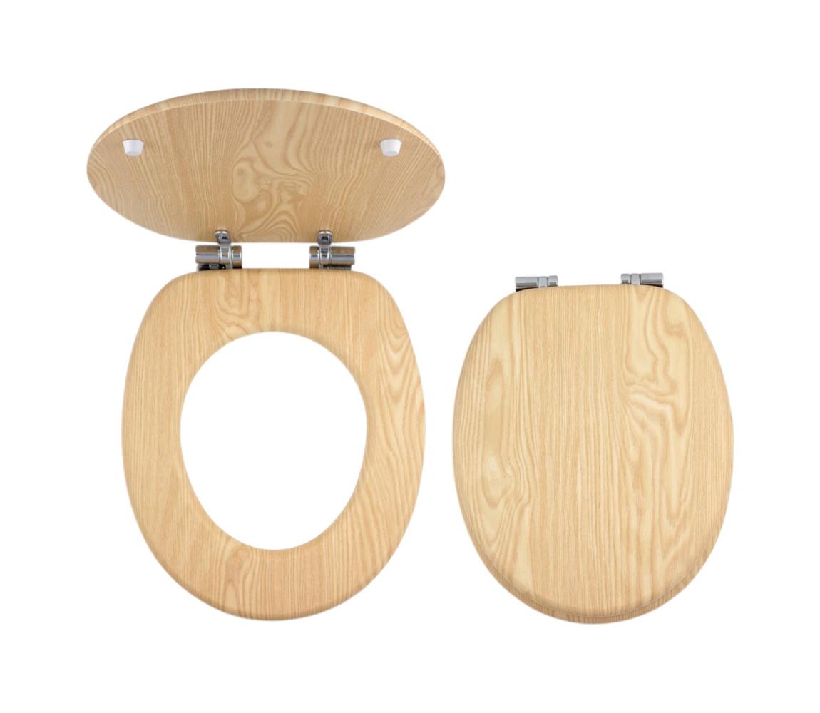 FERRO - WC sedátko SoftClose MDF/dekor jaseň WC/SOFTJASAN