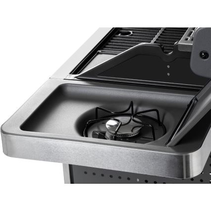 Fieldmann - plynový gril s 5 horákmi, matný chróm