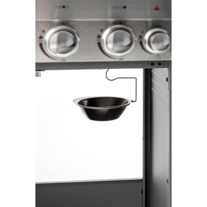 Fieldmann - plynový gril s 5 horákmi, matný chróm