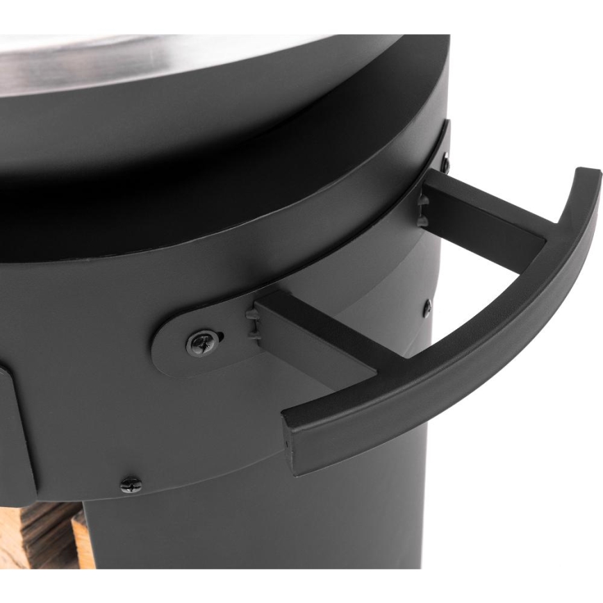 Fieldmann - Prenosný gril 3v1 nerez/čierna