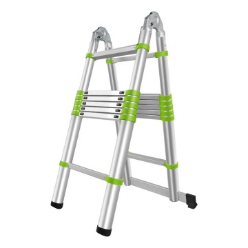 Fieldmann - Teleskopický štafľový rebrík 4,4 m