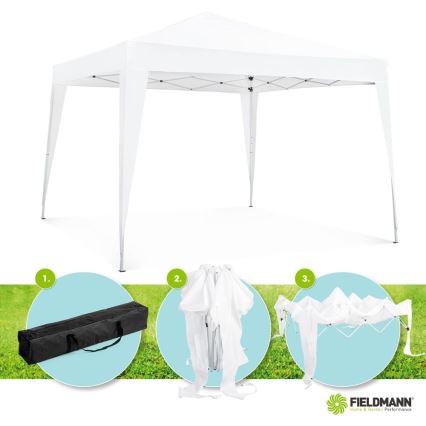Fieldmann - Záhradný altánok 3x3 m biela