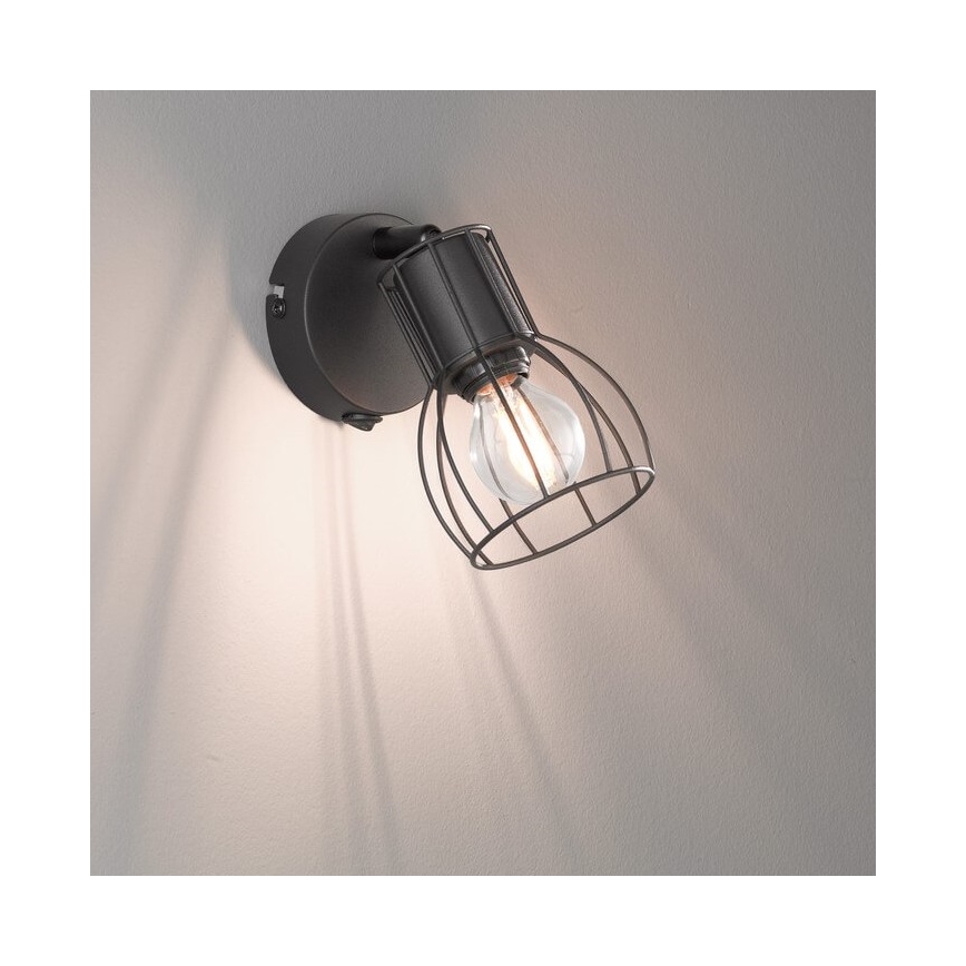 Fischer & Honsel 30074 - Nástenné bodové svietidlo KAFES 1xE14/25W/230V