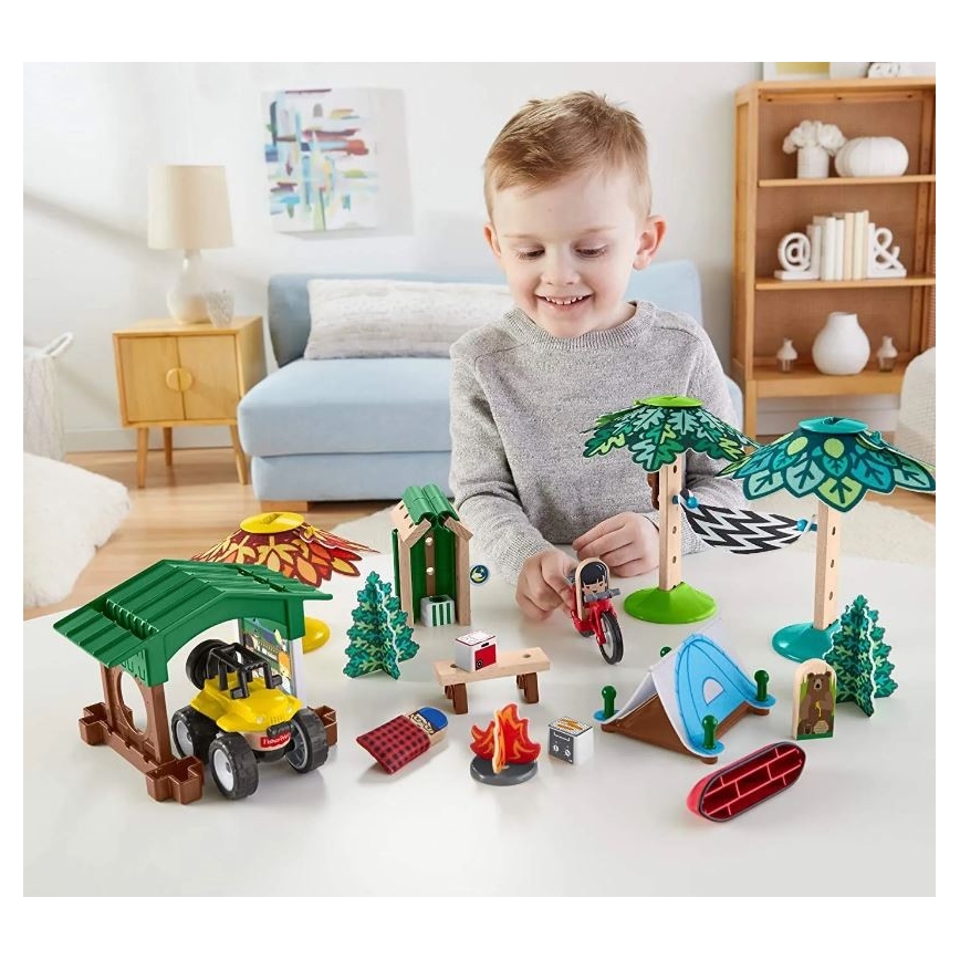 Fisher-Price - Detská stavebnica Wonder Makers Camping