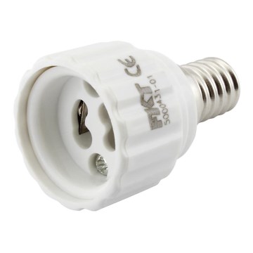 Fktechnics 5000431-01 - redukcia GU10 do objímky E14. Fktechnics 5000431-01 - redukcia GU10 do objímky E14.
