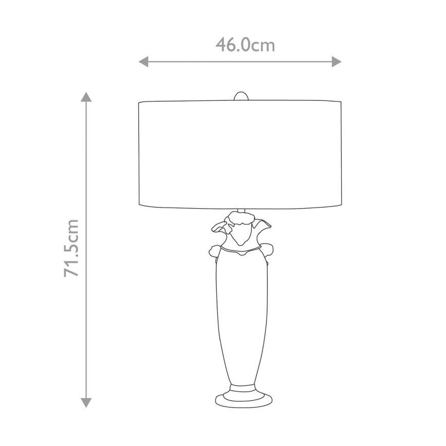 Flambeau - Stolná lampa BIENVILLE 1xE27/60W/230V