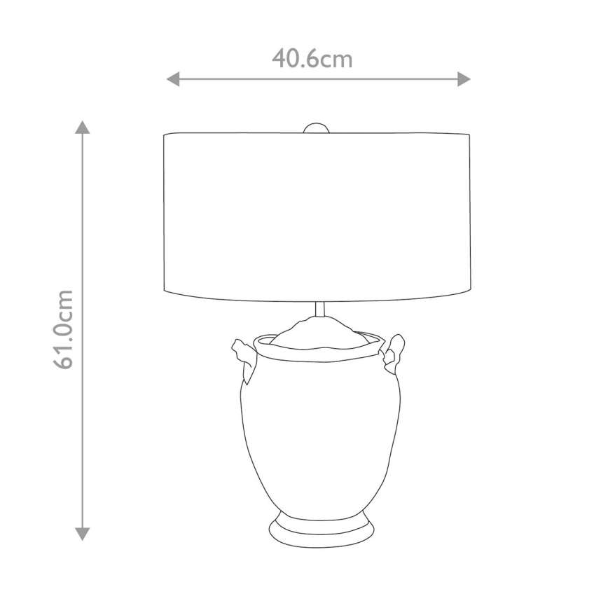 Flambeau - Stolná lampa JACKSON 1xE27/60W/230V
