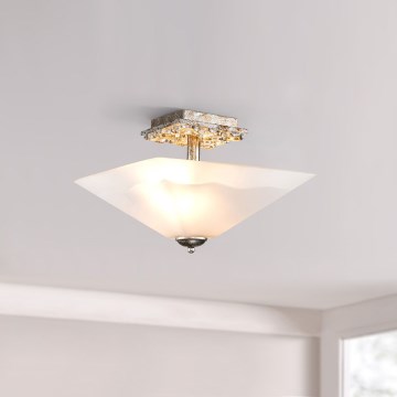 Flambeau - Stropné svietidlo STAR 2xE27/40W/230V zlaté