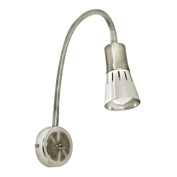 Flexibilná lampička ARENA 1xE14/40W/230V matný chróm