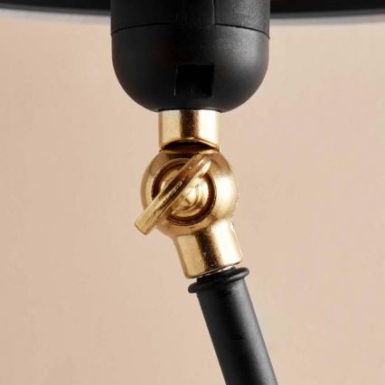 Flexibilná stojaca lampa AYD 1xE27/40W/230V čierna