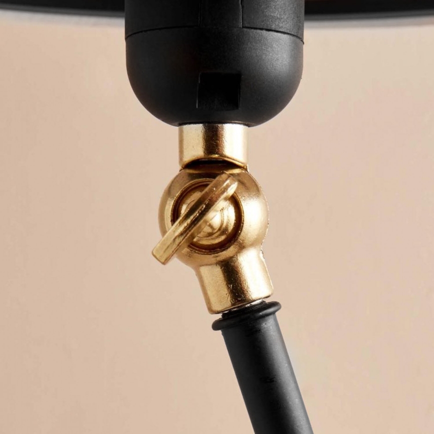 Flexibilná stojaca lampa AYD 1xE27/40W/230V čierna