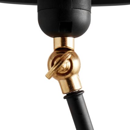 Flexibilná stojaca lampa AYD 1xE27/40W/230V čierna