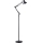 Flexibilná stojacia lampa AURIQ 1xE27/60W/230V 184 cm čierna