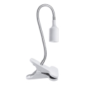 Flexibilná stolná lampa s klipom na pestovanie rastlín PLANTY 1xE27/30W/230V biela