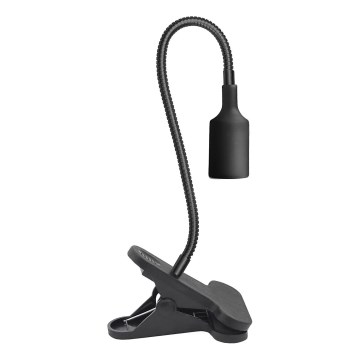 Flexibilná stolná lampa s klipom na pestovanie rastlín PLANTY 1xE27/30W/230V čierna