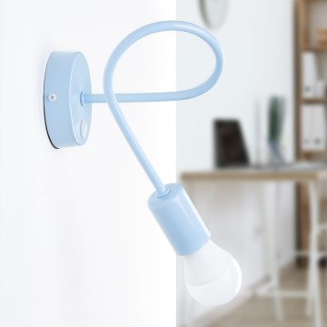 Flexibilné nástenné svietidlo OXFORD 1xE27/15W/230V modré