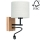 Flexibilné svietidlo BOHO 1xE27/25W + LED/1W/230V dub – FSC certifikované