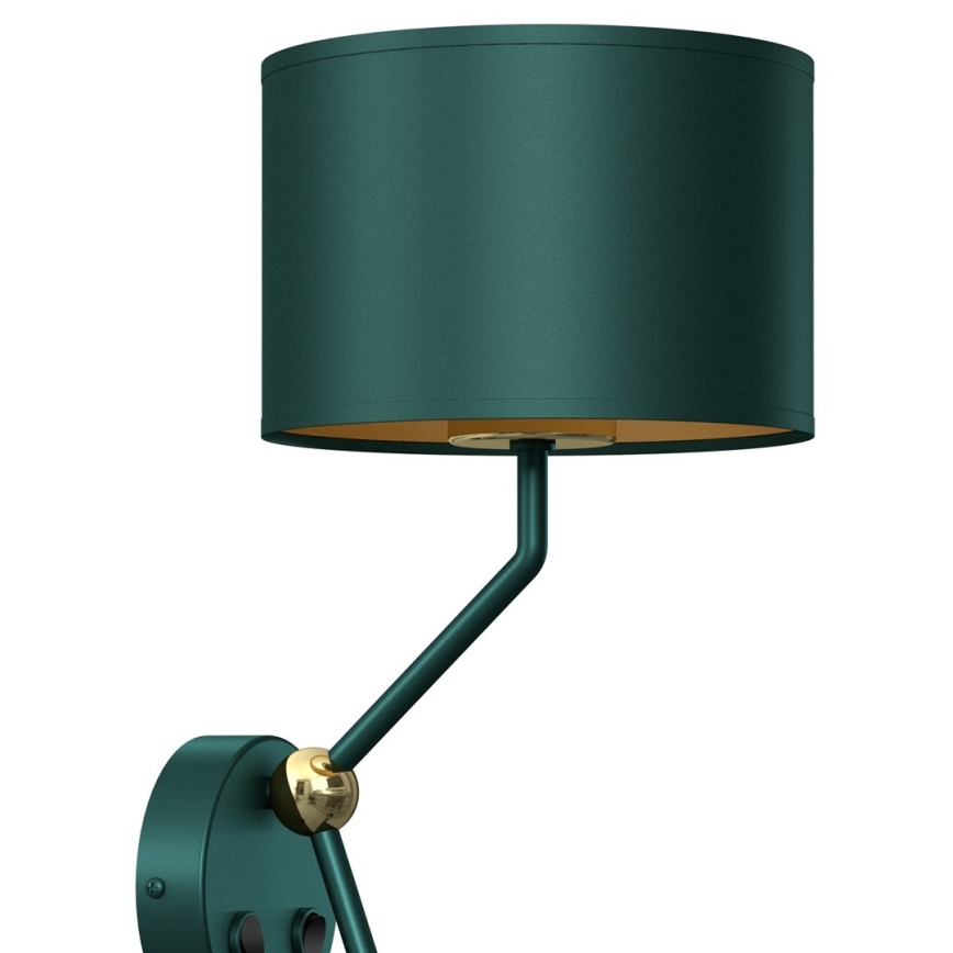Flexibilné svietidlo VERDE 1xE27/60W/230V + 1xGU10-MR11/7W zelená