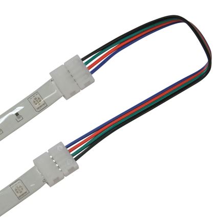 Flexibilný obojstranný konektor pre RGB LED pásiky 4pin 10 mm