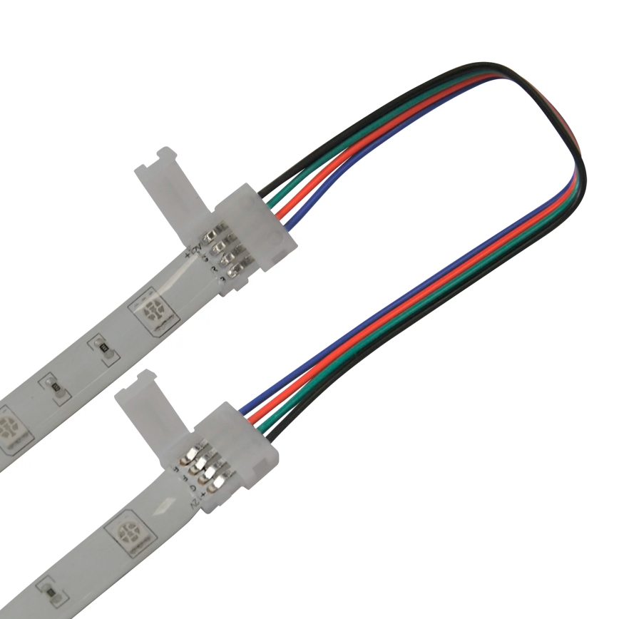 Flexibilný obojstranný konektor pre RGB LED pásiky 4pin 10 mm