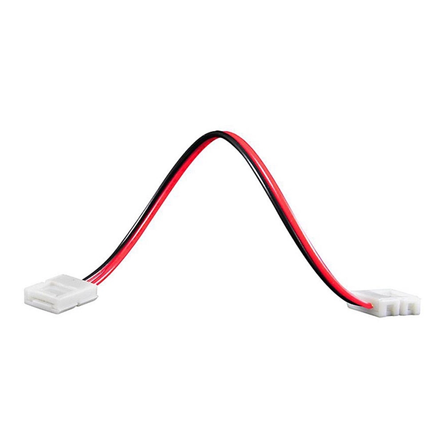 Flexibilný obojstranný úhlový konektor pre 2pinové LED pásiky 8 mm