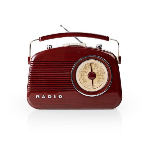 FM Rádio 4,5W/230V hnedá