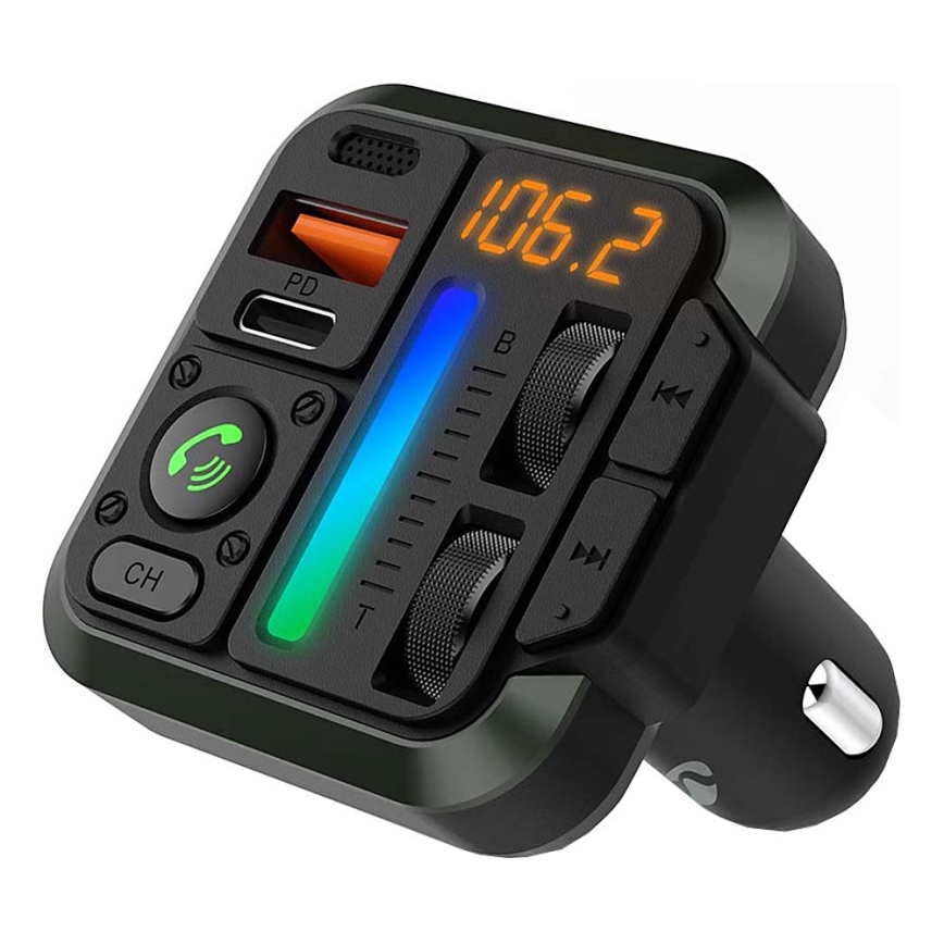 FM vysielač do auta s funkciou handsfree