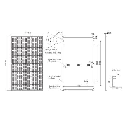 Fotovoltaický solárny panel JA SOLAR 380 Wp čierny rám IP68 Half Cut