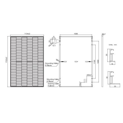 Fotovoltaický solárny panel JA SOLAR 405Wp čierny rám IP68 Half Cut
