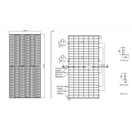 Fotovoltaický solárny panel JA SOLAR 460Wp IP68 Half Cut bifaciálny