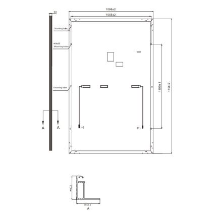 Fotovoltaický solárny panel RISEN 400Wp Full Black IP68 Half Cut - paleta 36 ks