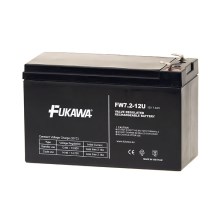 FUKAWA FW 7,2-12 F1U - Olovený akumulátor 12V/7,2Ah/faston 4,7mm