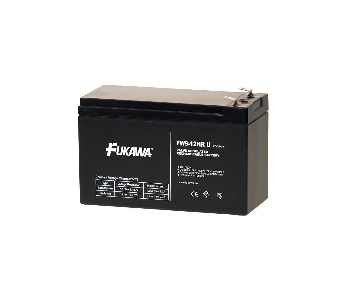 FUKAWA FW 9-12 HR - Olovený akumulátor 12 V/9 Ah/on 6,3 mm 10810