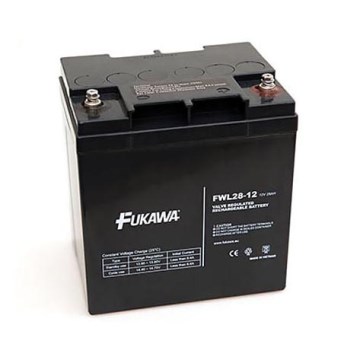 FUKAWA FWL 28-12 - olovený akumulátor 12 V/28 Ah/závit M5
