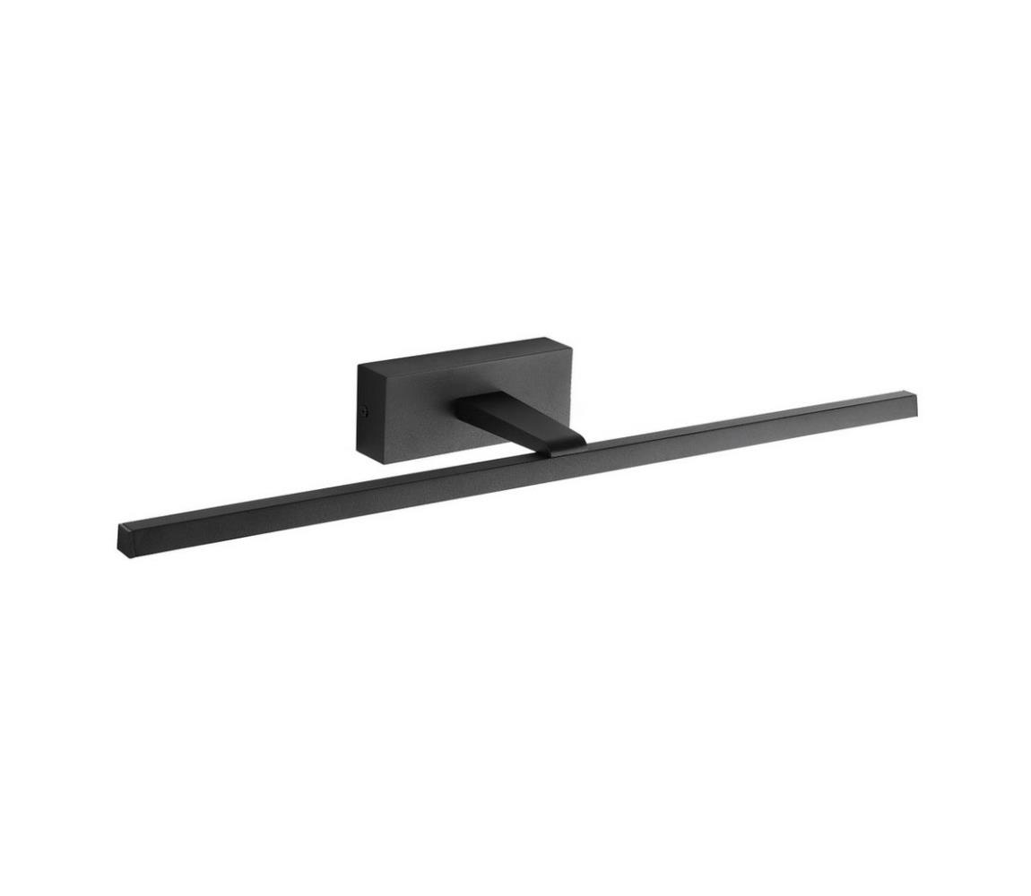 Fulgur 40697 - LED Kúpeľňové osvetlenie zrkadla LUNA LED/12W/230V IP44 čierna 40697
