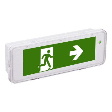 Fulgur s-24495 - LED Núdzové svietidlo MIRROR LED/1W/230V 1300 mAh IP65