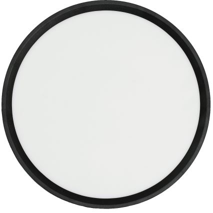 Fulgur s-42587 - LED Stropné svietidlo so senzorom pohybu NOMY-S LED/24W/230V 3000/4000/6000K IP40 pr. 30 cm čierna