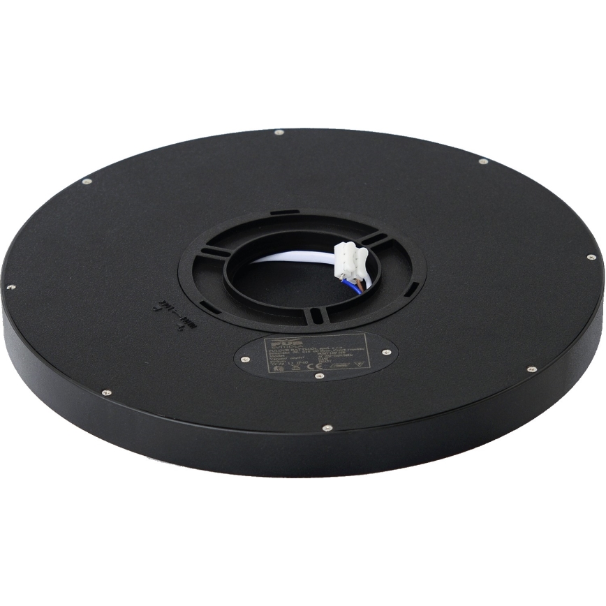 Fulgur s-42587 - LED Stropné svietidlo so senzorom pohybu NOMY-S LED/24W/230V 3000/4000/6000K IP40 pr. 30 cm čierna