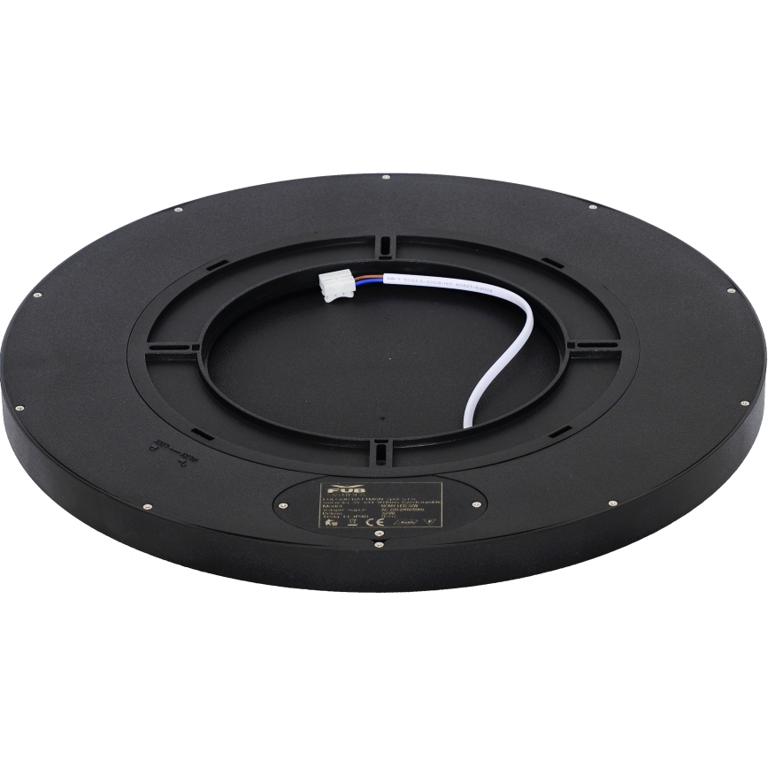 Fulgur s-42589 - LED Stropné svietidlo so senzorom pohybu NOMY-S LED/32W/230V 3000/4000/6000K IP40 pr. 40 cm čierna