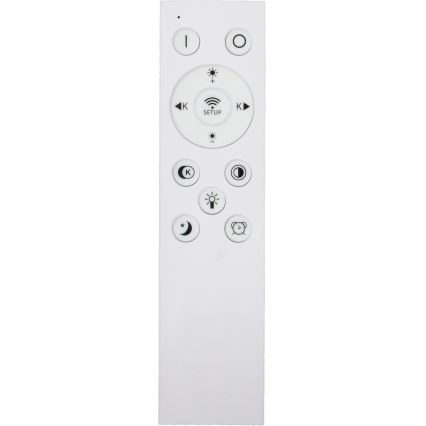 Fulgur s-43039 - stmievateľné LED stropné svietidlo NOMY-RC LED/40W/230V 3000/4000/6500K priemer 50 cm IP40 biela + diaľkové ovládanie