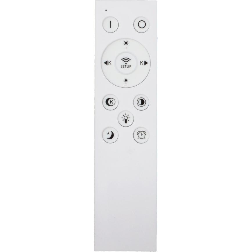 Fulgur s-43039 - stmievateľné LED stropné svietidlo NOMY-RC LED/40W/230V 3000/4000/6500K priemer 50 cm IP40 biela + diaľkové ovládanie