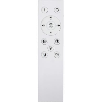 Fulgur s-43040 - Stmievateľné LED stropné svietidlo NOMY-RC LED/40W/230V 3000/4000/6500K priemer 50 cm IP40 čierna + diaľkové ovládanie