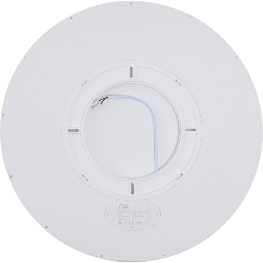 Fulgur s-43056 - LED stmievateľné stropné svietidlo NOMY LED/40W/230V 3000-6500K pr. 50 cm UGR19 IP40 Wi-Fi biela + diaľkové ovládanie