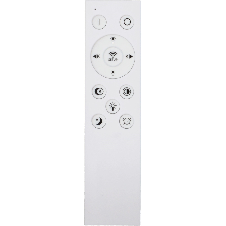 Fulgur s-43057 - LED stmievateľné stropné svietidlo NOMY LED/40W/230V 3000-6500K pr. 50 cm UGR19 IP40 Wi-Fi čierna + diaľkové ovládanie