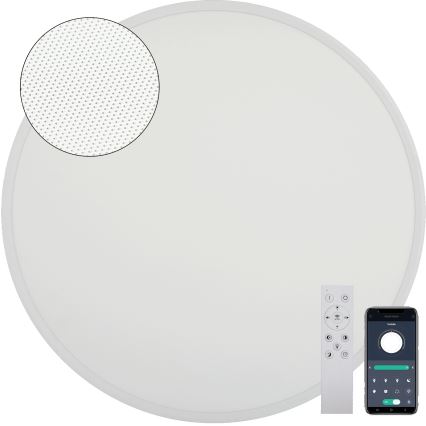 Fulgur s-43058 - LED Stmieva­teľné stropné svietidlo NOMY LED/50W/230V 3000-6500K pr. 60 cm UGR19 IP40 Wi-Fi biela + diaľkové ovládanie