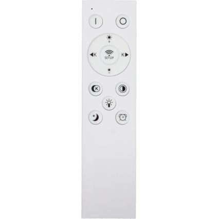 Fulgur s-43059 - LED stmievateľné stropné svietidlo NOMY LED/50W/230V 3000-6500K priemer 60 cm UGR19 IP40 Wi-Fi čierne + diaľkové ovládanie